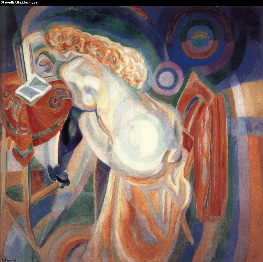 Delaunay, Robert The nude female is reading